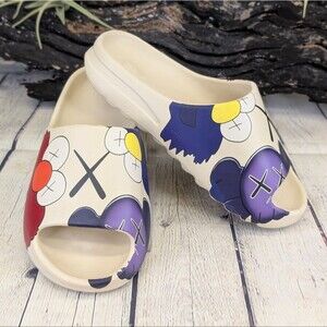 KAWS x Elmo Pillow Slippers Slides - EU Size 38-39